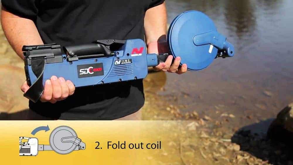 767-2 Minelab SDC 2300 – طلایاب نظامی و ضدآب - موسوی آفیشیال