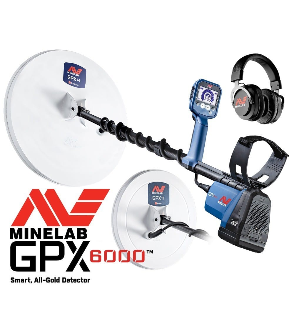 minelab-gpx-6000 خرید فلزیاب Minelab GPX 6000 (هوشمندترین طلایاب جهان) | سبک و بیسیم
