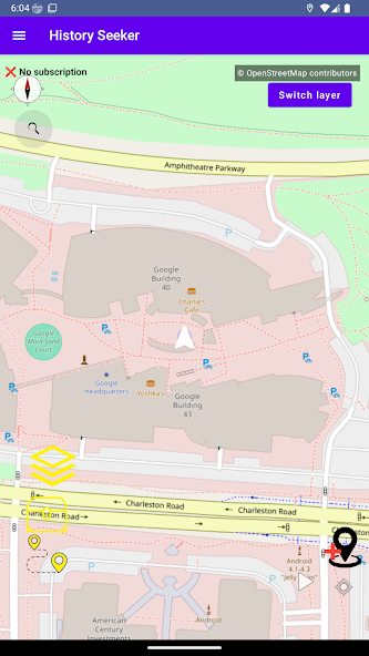 نقشه و مسیر کاوش