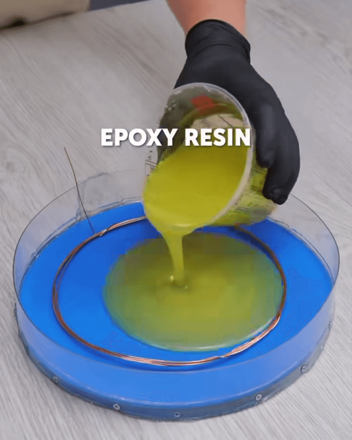 آموزش ساخت فلزیاب دست ساز با رزین و سیم مسی - موسوی آفیشیال لوپ مسی فلزیاب دست ساز