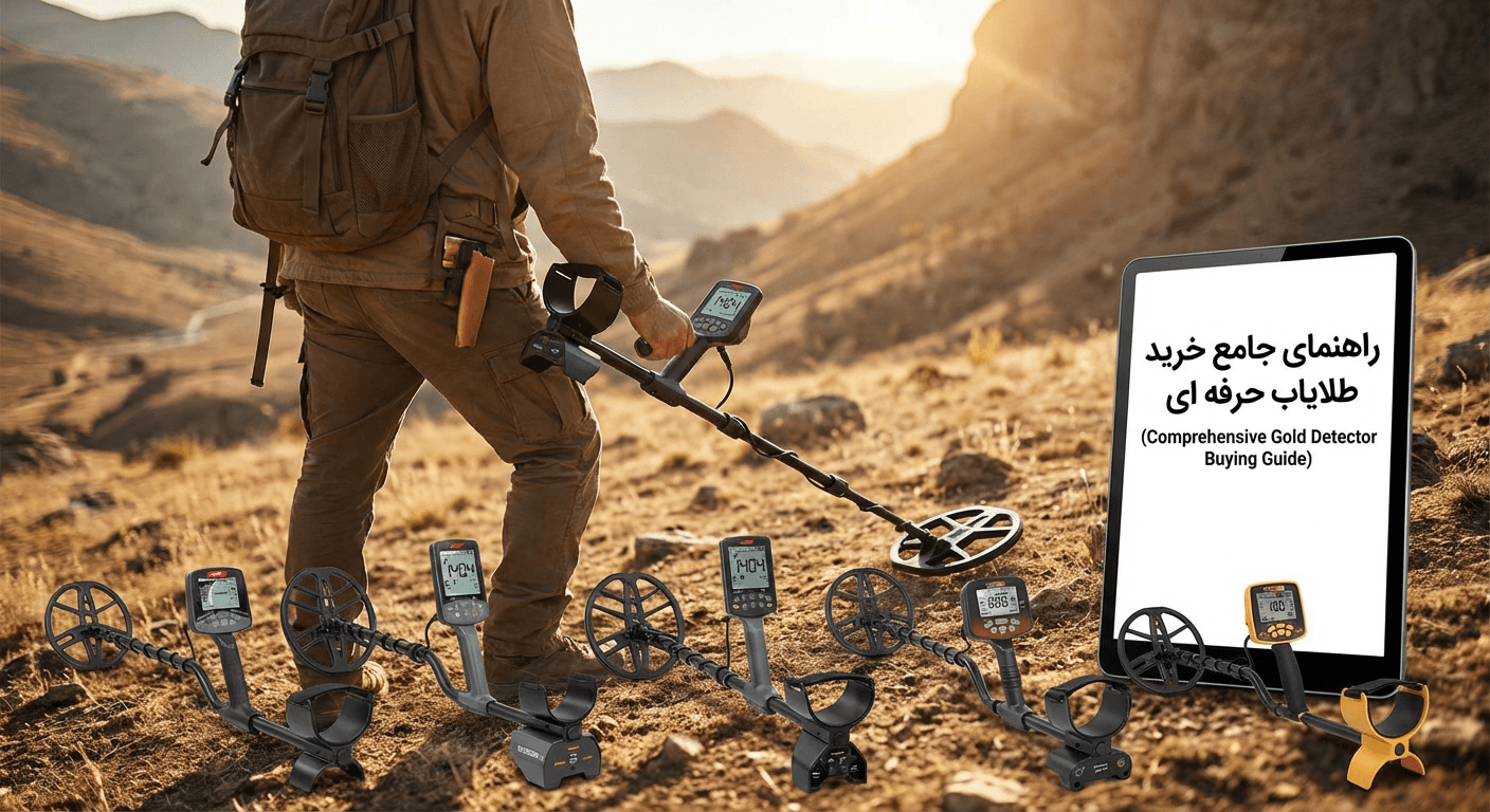 راهنمای جامع خرید طلایاب حرفه ای در سال ۱۴۰۴ (۲۰۲۵) + معرفی ۵ مدل برتر