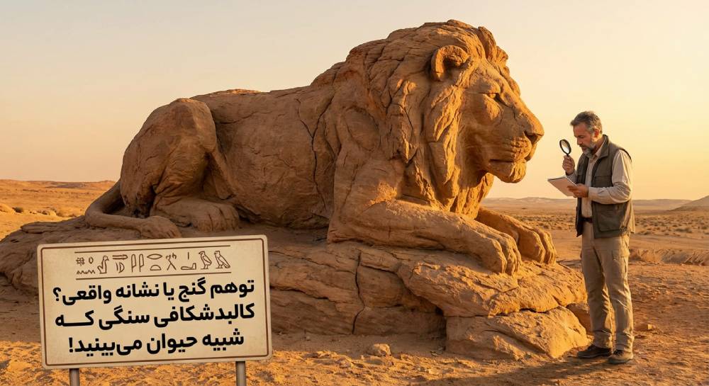 توهم گنج یا نشانه واقعی؟ | کالبدشکافی سنگی که شبیه حیوان می‌بینید!